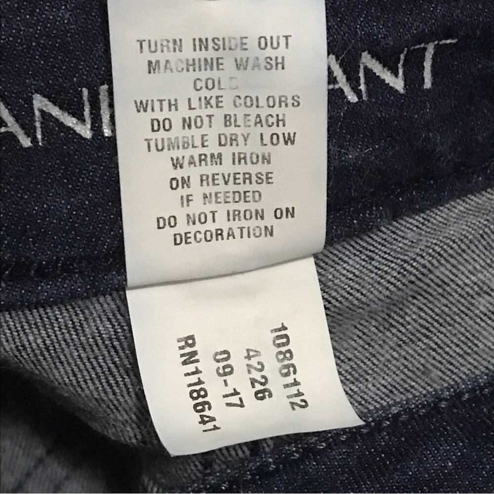 Lane Bryant Skinny Distressed Frayed Hem Jeans Size 14 Regular - Picture 4 of 8